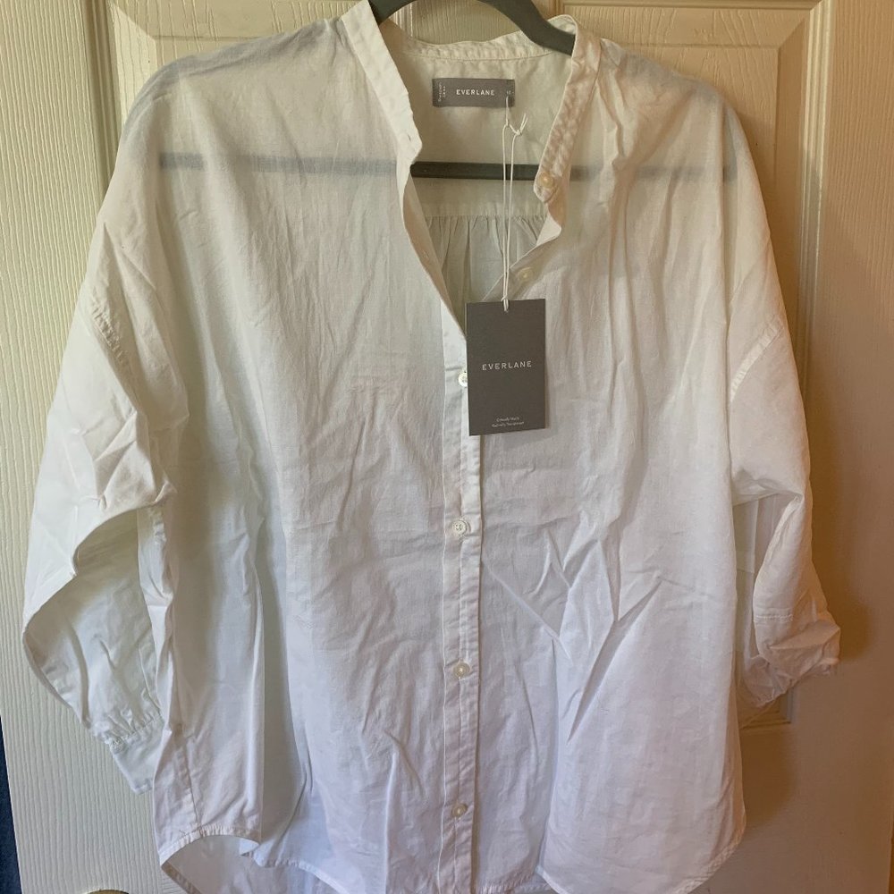 Everlane Collarless Air Shirt
